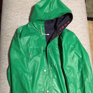 Vintage strawberry raincoat